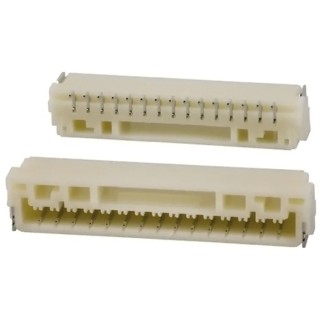 JST GH Series Right Angle Surface PCB Header 15 Contacts 1.25 mm Pitch 1 Row Shrouded SM15B-GHS-TB(LF)(SN)