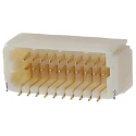 JST SHD Series Right Angle Surface PCB Header, 20 Contacts, 1 mm Pitch, 1 Row, Shrouded SM20B-SRDS-G-TF(LF)(SN)