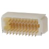 JST SHD Series Right Angle Surface PCB Header, 20 Contacts, 1 mm Pitch, 1 Row, Shrouded SM20B-SRDS-G-TF(LF)(SN)