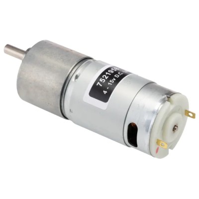 RS PRO Geared DC Motor, 11 W, 15 V DC, 4.5 V DC, 6000 g.cm Torque, 12 RPM, 6 mm Shaft Diameter 752-1958