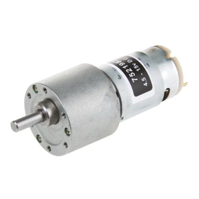 RS PRO Geared DC Motor 15V/4.5V DC, 7W Power, 7300 RPM, 6mm Shaft Diameter, 114 g.cm Torque Model 752-1983