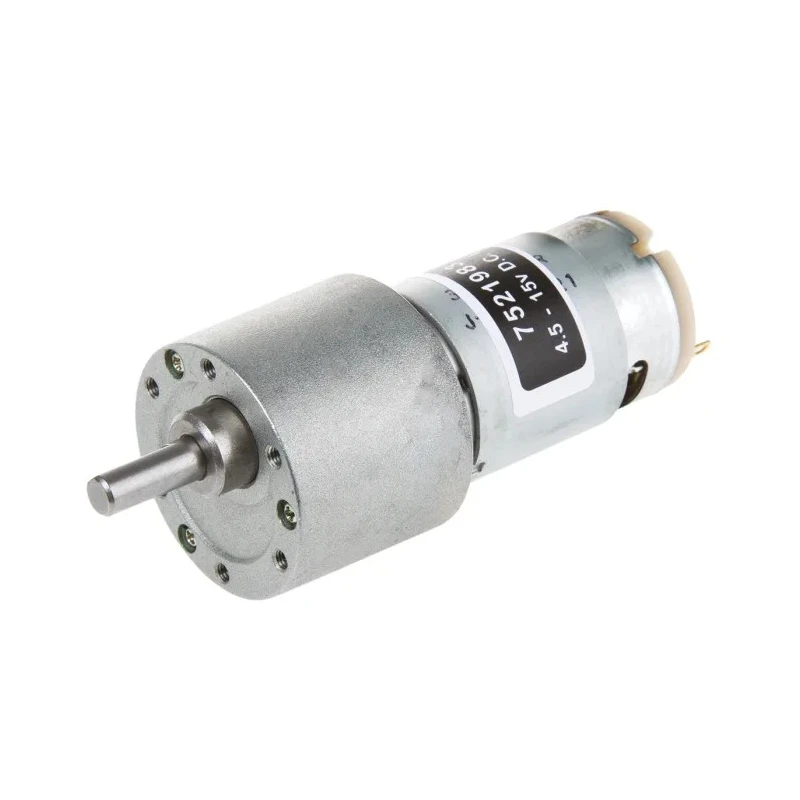RS PRO Geared DC Motor 15V/4.5V DC, 7W Power, 7300 RPM, 6mm Shaft Diameter, 114 g.cm Torque Model 752-1983
