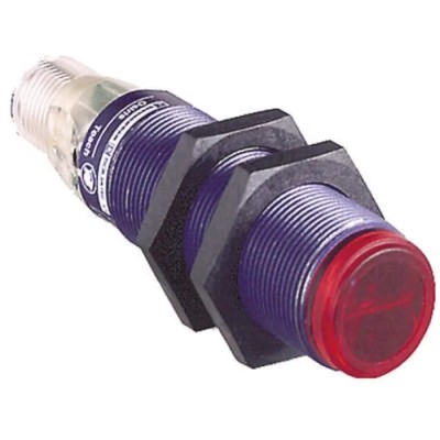 Telemecanique Sensors Retroreflective Photoelectric Barrel Sensor 2 m Detection Range PNP Output IP67 IP65 XUB9APBNM12