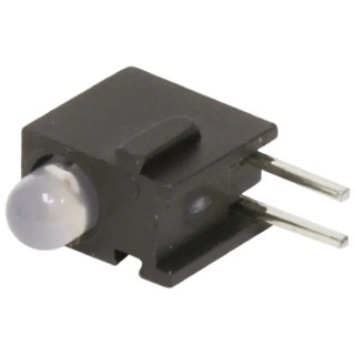 Bivar Multicolour PCB LED Indicator Red Green Right Angle 3 mm (T-1) 2 LEDs 2.6 V H100CBC