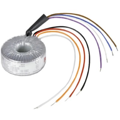 Block Toroidal Transformer 230 V ac Primary 2 x 18 V ac Secondary Dual Output 20 VA RKD 20/2x18