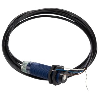 Telemecanique Sensors Threaded Barrel Ultrasonic Proximity Sensor M18 x 1 24V DC, 100mA PNP Output, 500mm XX518A3PAL2
