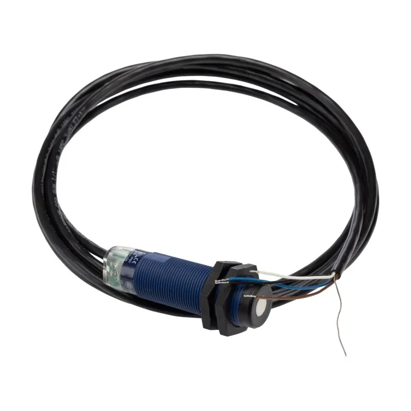 Telemecanique Sensors Threaded Barrel Ultrasonic Proximity Sensor M18 x 1 24V DC, 100mA PNP Output, 500mm XX518A3PAL2