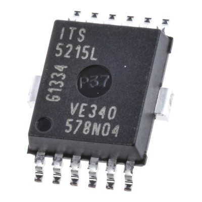 Infineon High Side Power Switch IC, 2 Outputs, 12-Pin SOIC, 5.5-16V, 3.1W Power Rating ITS5215LCUMA1