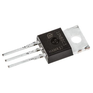 Infineon CoolMOS C3 N-Channel MOSFET 11 A 800 V Enhancement Mode 3-Pin TO-220 SPP11N80C3XKSA1