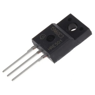 Infineon CoolMOS C3 N-Channel MOSFET, 15 A, 600 V Enhancement, 3-Pin TO-220FP SPA15N60C3XKSA1