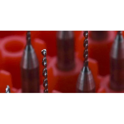 CIF High Speed Steel Carbide PCB Drill Bit 14 mm Bit Diameter 3.17 mm Shank Diameter DU68.10