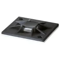 HellermannTyton Black Cable Tie Mount 5.1 mm x 30 mm x 30 mm 151-10915 QM30A-PA66-BK
