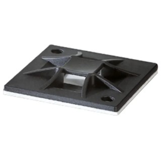HellermannTyton Black Cable Tie Mount 5.1 mm x 30 mm x 30 mm 151-10915 QM30A-PA66-BK