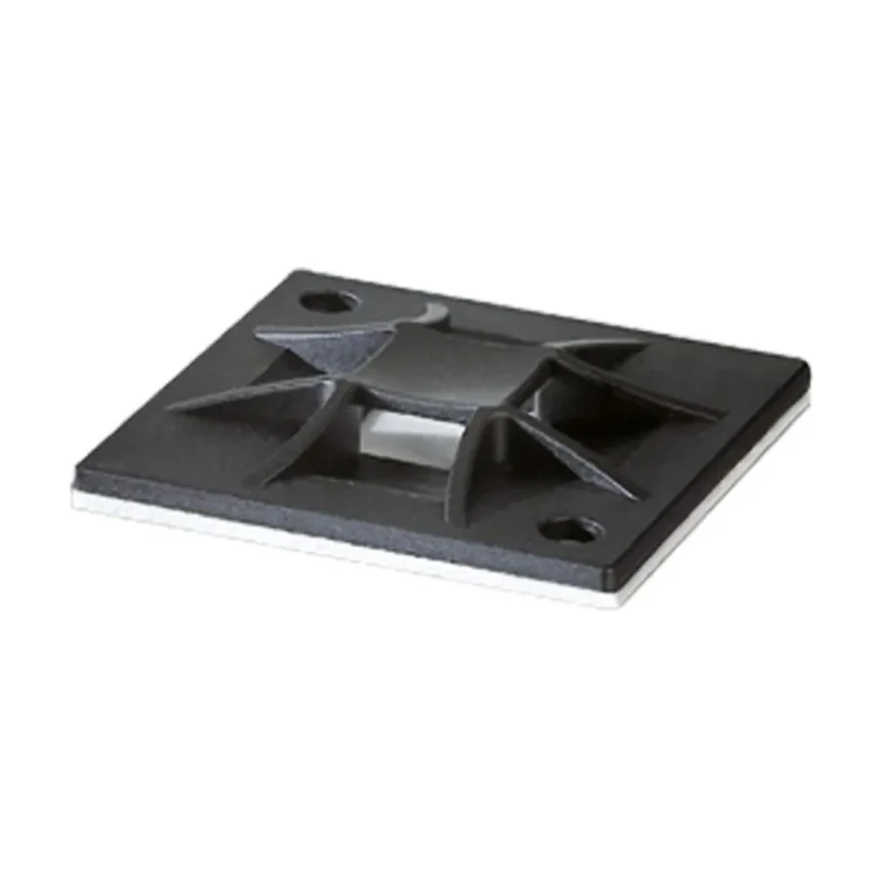 HellermannTyton Black Cable Tie Mount 5.1 mm x 30 mm x 30 mm 151-10915 QM30A-PA66-BK