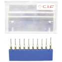 CIF Carbide Tungsten PCB Drill Bit 2 mm Bit Diameter 3.17 mm Shank Diameter DU80.10