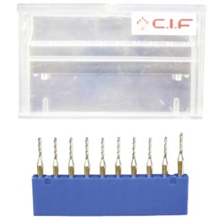 CIF Carbide Tungsten PCB Drill Bit 2 mm Bit Diameter 3.17 mm Shank Diameter DU80.10