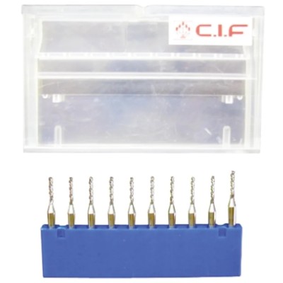 CIF Carbide Tungsten PCB Drill Bit 2 mm Bit Diameter 3.17 mm Shank Diameter DU80.10