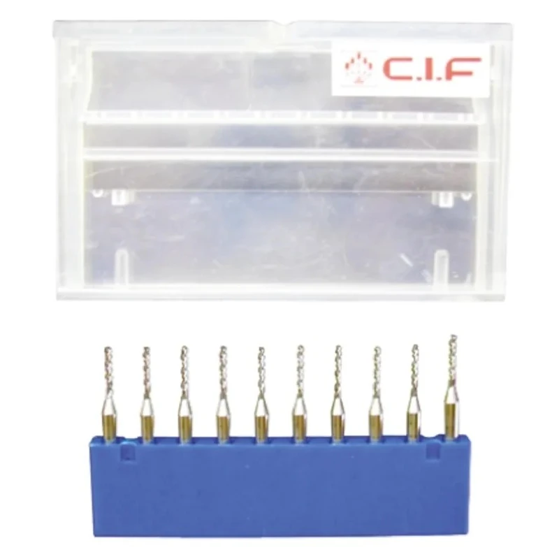 CIF Carbide Tungsten PCB Drill Bit 2 mm Bit Diameter 3.17 mm Shank Diameter DU80.10
