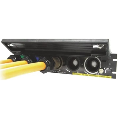 ITT Cannon Heavy Duty Power Connector 660A 1.5kV IP67 Panel Mount Veam Powerlock 