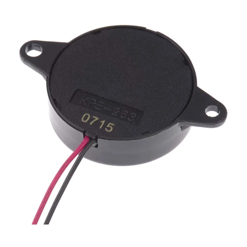 RS Pro 85 dB Panel Mount Continuous Internal 10 mm Piezo Buzzer Component 3 V dc Min 30V dc Max 7541993P