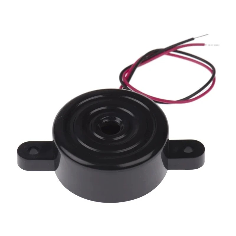 RS PRO 86 dB Panel Mount Continuous Internal 14.5 mm Piezo Buzzer Component 3 V dc Min 28V dc Max 754-2006