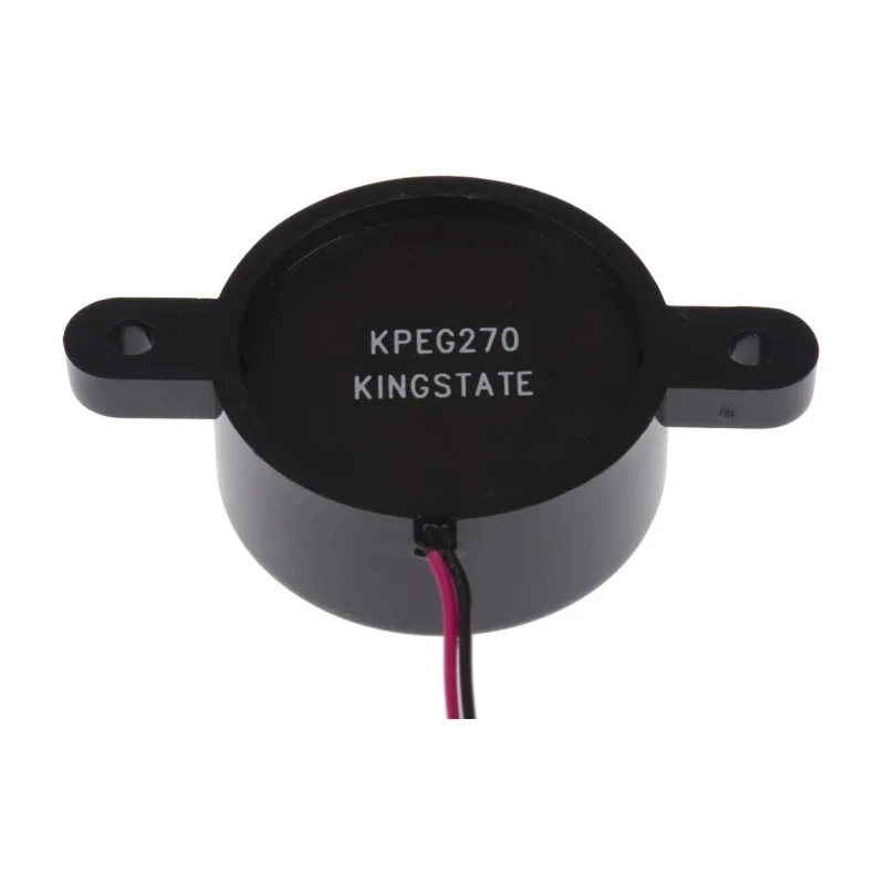 RS PRO 86 dB Panel Mount Continuous Internal 14.5 mm Piezo Buzzer Component 3 V dc Min 28V dc Max 754-2006