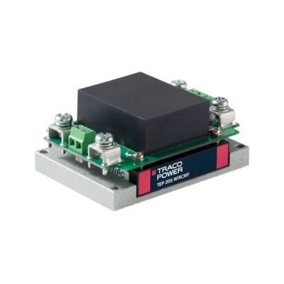 TRACOPOWER High-Power DC/DC Converter 9.6V Output 15A 36V DC Input Chassis Mount 75°C Max Temp TEP 200-2412WIRCMF