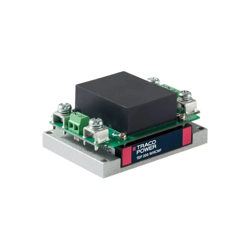 TRACOPOWER High-Power DC/DC Converter 9.6V Output 15A 36V DC Input Chassis Mount 75°C Max Temp TEP 200-2412WIRCMF