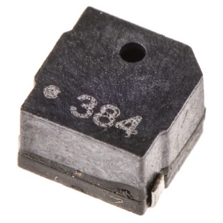 RS PRO 78 dB Surface Mount High Tone External Magnetic Buzzer Component 5mm x 5mm x 3mm 2V-4V 4kHz 7542056P