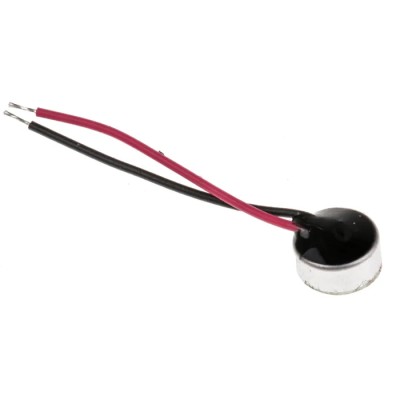 RS PRO 6 mm Omni-Directional Lead Wire Condenser Microphone -42dB Sensitivity 2V DC 20kHz Frequency 7542100P