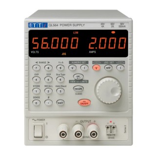Aim-TTi Digital Bench Power Supply, 1-Output 25 V to 56 V, 112 W, 4 A Max QL564 SII