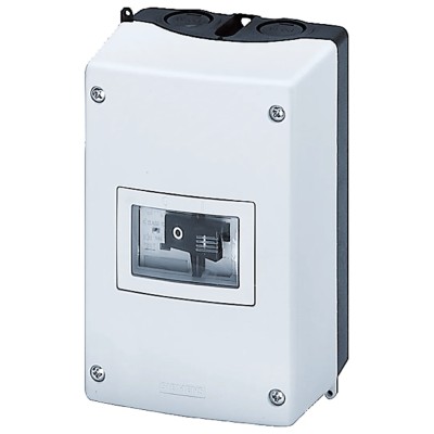 Siemens Moulded Plastic, Cast Aluminium Consumer Unit 50V IP55, IP20 SIRIUS 3RV1913-1DA00