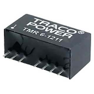 TRACOPOWER 6W Isolated SIP-8 DC/DC Converter 5V DC 1.2A Output 36V-75V DC Input TMR 6-4811