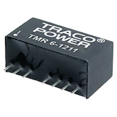 TRACOPOWER 6W Isolated SIP-8 DC/DC Converter 5V DC 1.2A Output 36V-75V DC Input TMR 6-4811