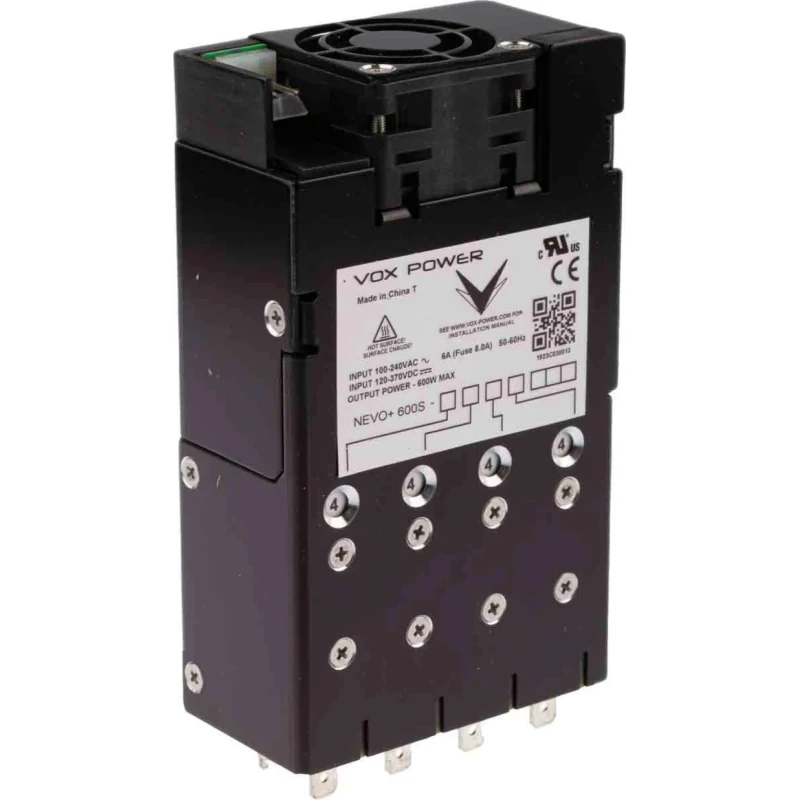 Vox Power 600W Quad Output Switching Power Supply 4 Outputs 58V DC, 264V AC Nevo+600S-4-4-4-4