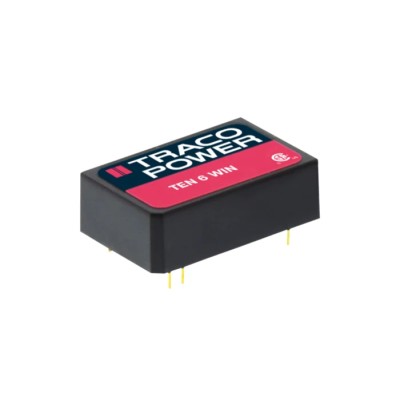 TRACOPOWER TEN 6WIN 6W Isolated DIP24 DC/DC Converter 3.3V DC Output 1.2A 9-36V DC Input 85°C Max Temp TEN 6-2410WIN
