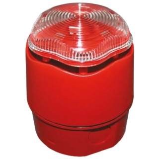 Hosiden Besson Banshee Excel Lite Series Clear Sounder-Beacon Combination IP66 IP45 30V Side Rear Bayonet 109 dB 90011R5