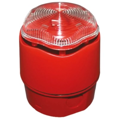 Hosiden Besson Banshee Excel Lite Series Clear Sounder-Beacon Combination IP66 IP45 30V Side Rear Bayonet 109 dB 90011R5