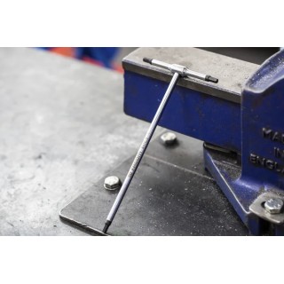 Facom T Metric Hex Key, Hex size 5 mm, Long Arm, Chrome Vanadium Steel, Chrome Finish 84TC.5