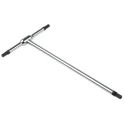 Facom T Metric Hex Key, Hex size 5 mm, Long Arm, Chrome Vanadium Steel, Chrome Finish 84TC.5