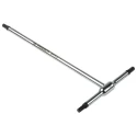 Facom T Metric Hex Key, Hex size 5 mm, Long Arm, Chrome Vanadium Steel, Chrome Finish 84TC.5