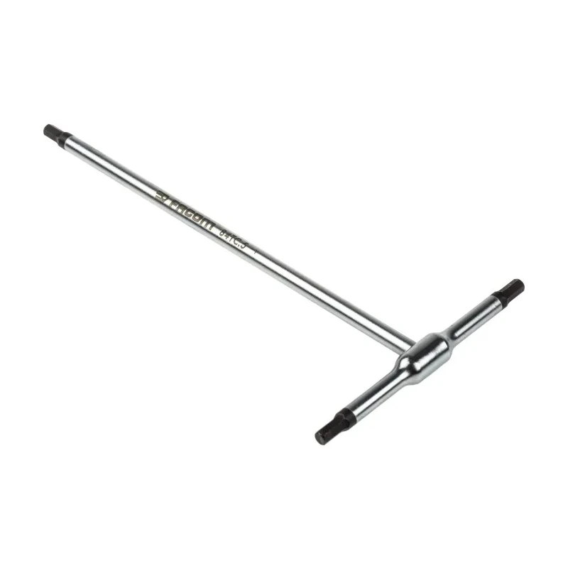 Facom T Metric Hex Key, Hex size 5 mm, Long Arm, Chrome Vanadium Steel, Chrome Finish 84TC.5