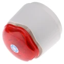 Hosiden Besson Banshee Excel Lite Series Red Sounder-Beacon Combination IP45 30V dc 16mA LED 110dB 32 Tones 