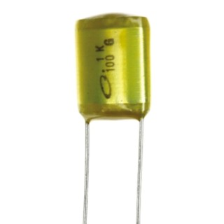 Nichicon YX Series Film Capacitor Radial Mount 330nF Capacitance 50V AC 50V DC 7.5mm Lead Pitch 85°C Operating QYX1H334KTP