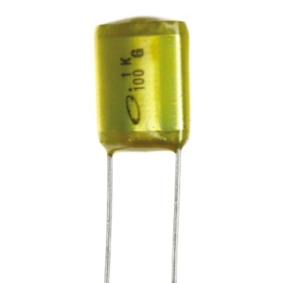 Nichicon YX Series Film Capacitor Radial Mount 330nF Capacitance 50V AC 50V DC 7.5mm Lead Pitch 85°C Operating QYX1H334KTP