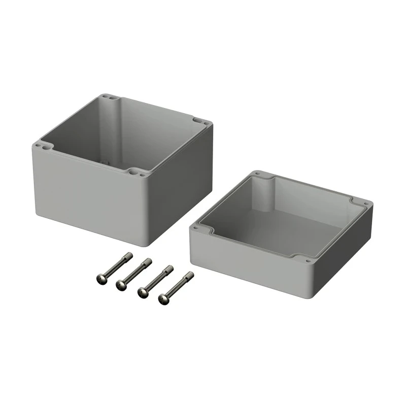 Bopla Euromas Series Polycarbonate Enclosure Light Grey Lid 105 mm x 122 mm x 120 mm 02228094