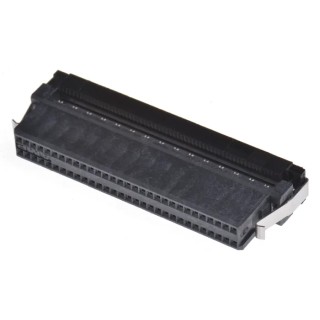 TE Connectivity 60-Way IDC Connector Female for Cable 2 Row 30V AC 500mA AMP-LATCH System 50 2-111196-2