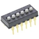 TE Connectivity Rotary Coded DIP Switch Through Hole, Extended Slide Actuator ADE06A04