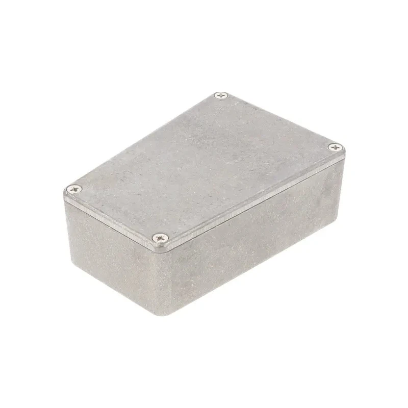 Hammond 1590 Series Natural Lid Die Cast Aluminium Enclosure IP54 39.2 mm x 112 mm x 79 mm 1590TRPB