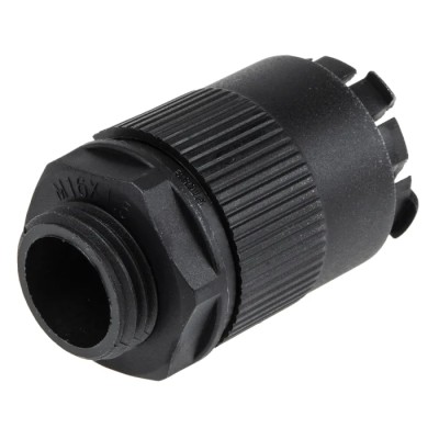 RS PRO Conduit Fitting, 16 mm Nominal Size, Polyamide 66 Material, Black, RoHS Compliant 755-9067